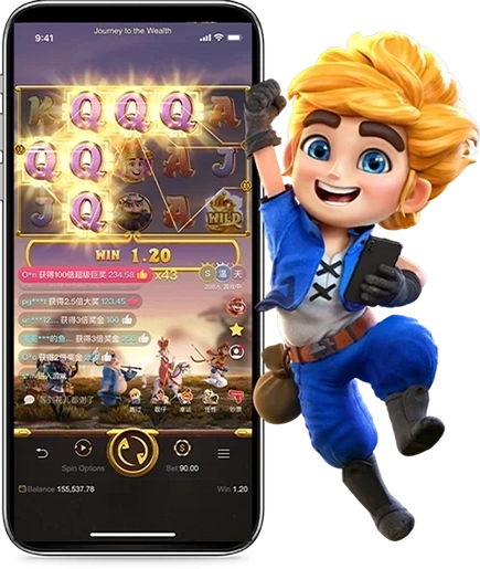 PESOMAX app download interface available on Android and iOS devices with access to online casino games