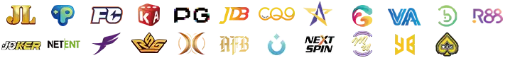 PESOMAX games provider section showcasing top casino software developers and popular titles