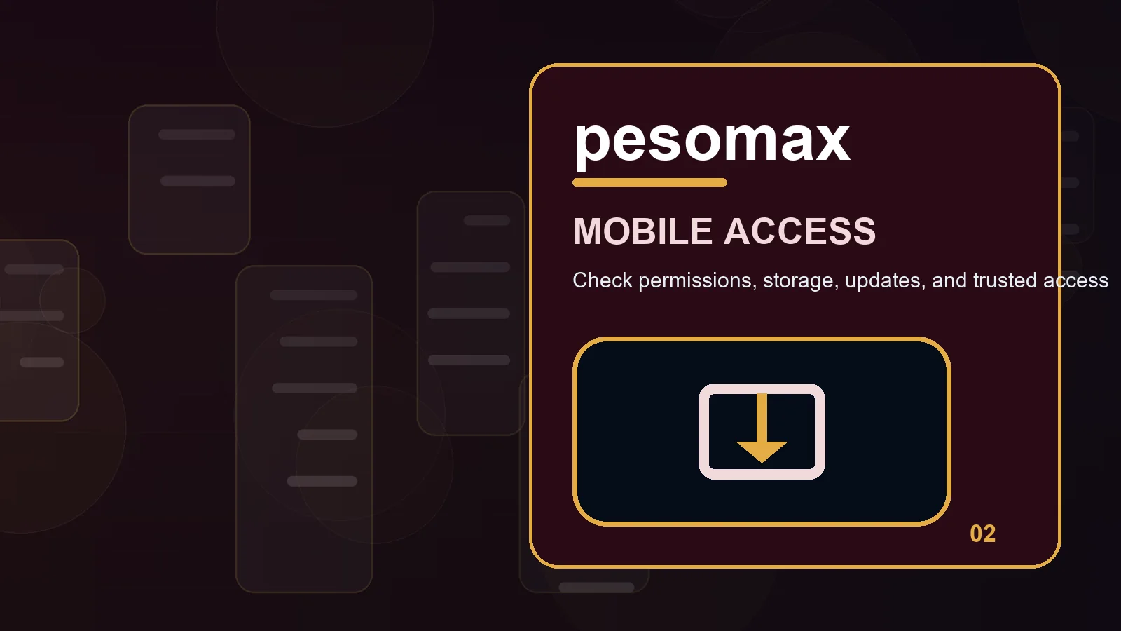 pesomax download full-width visual guide 2